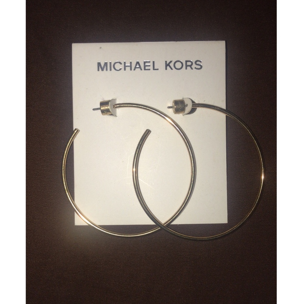 Michael Kors Hoop Earrings Gold